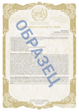 Образец Приложение к СТО 01.064.00220722.2-2020 Бердск Сертификат СТО 01.064.00220722.2-2020 